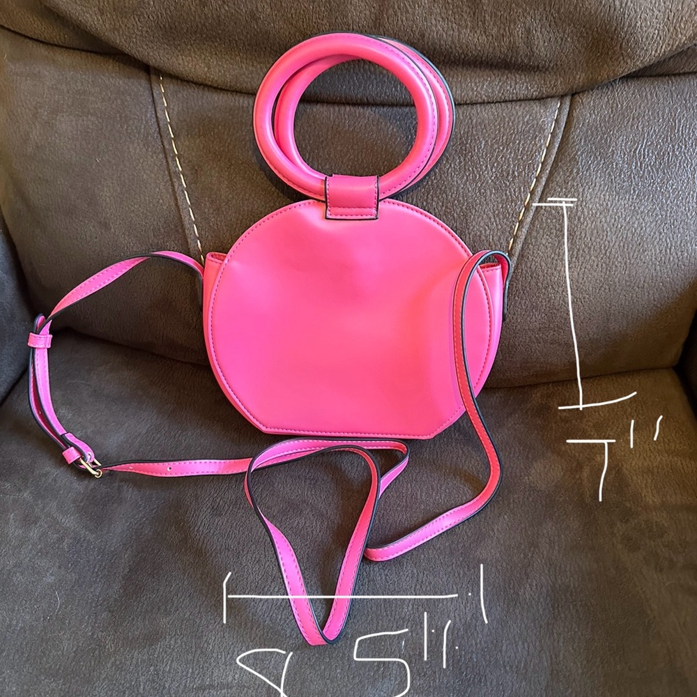 A new day pink hand / cross body purse
